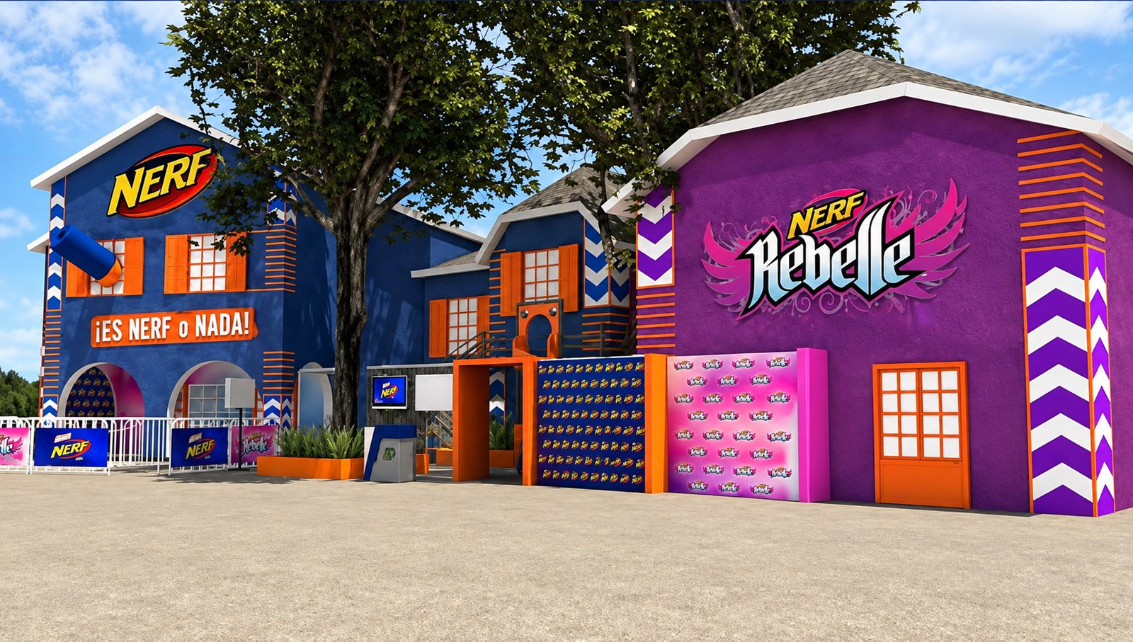 RETO NERF — SIX FLAGS